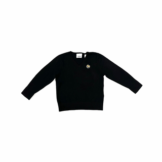 Burberry Black Cashmere Pullover with Iconic Bear