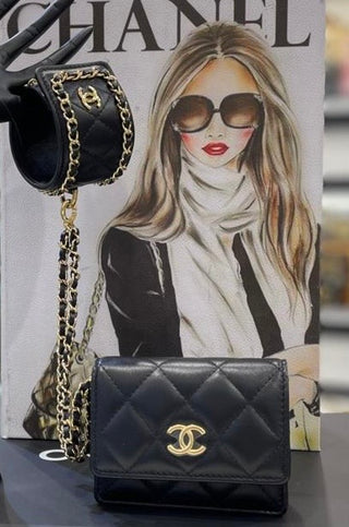Chanel Black Mini Flap with Cuff