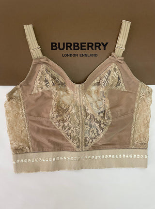 Burberry Beige Skin Colour Crop Bra