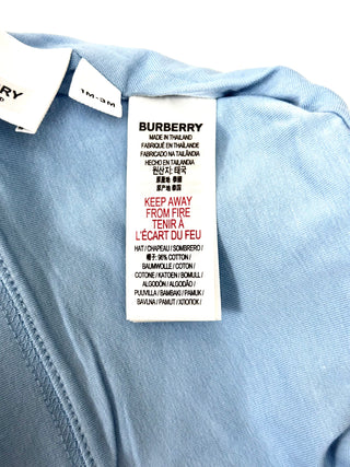 Burberry Baby Blue Classic 3 Pieces Onesie Baby Gift Set