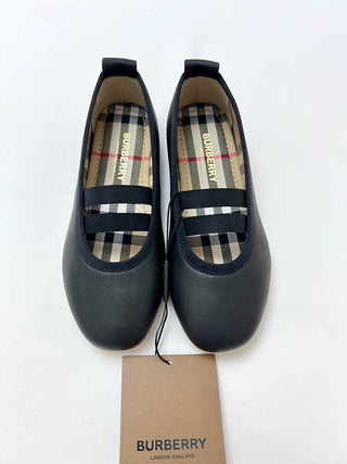 Burberry Soft Leather Black inside Classic Ballerina