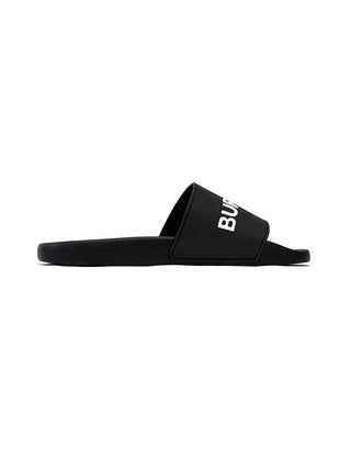 Burberry Black Rubber Slides