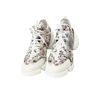 Dior D Connect Sneaker White with Print