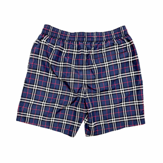 Burberry Classic Caro Patch Purple Navy White Swim Shorts