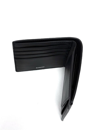 Burberry Black Leather Wallet Coin