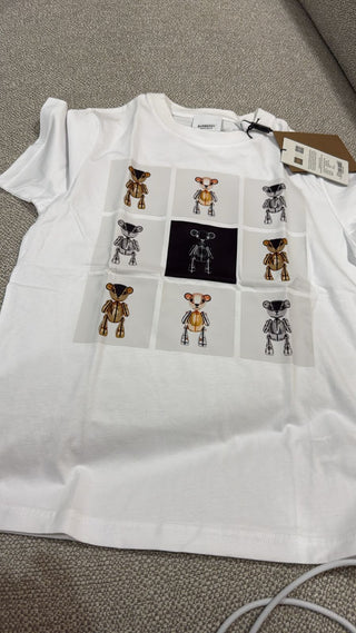 Burberry White with Bear Print