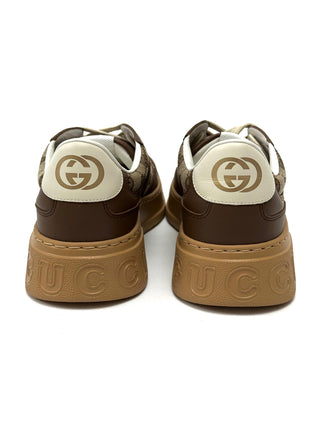 Gucci Classic Monogram Brown Beige Sneakers