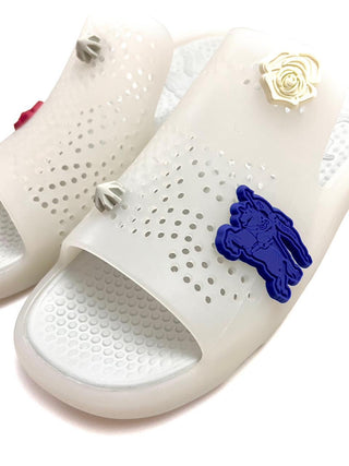 Burberry Rubber Jelly Sandals in Ice Blue