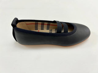 Burberry Soft Leather Black inside Classic Ballerina