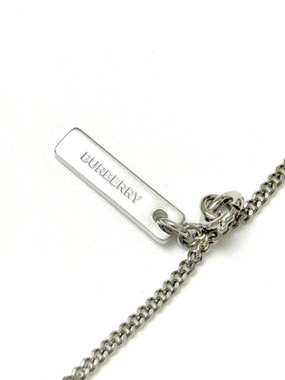 Burberry Silver TB Necklace