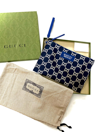 Gucci Canvas Pouch with hand strap