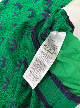 Gucci Adidas Jogger and Long Sleeve Top Knitted GG Set