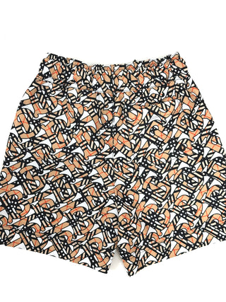 Burberry TB Logo Beige Swim Shorts