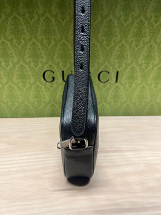 Gucci Logo Leather Crossbody Bag