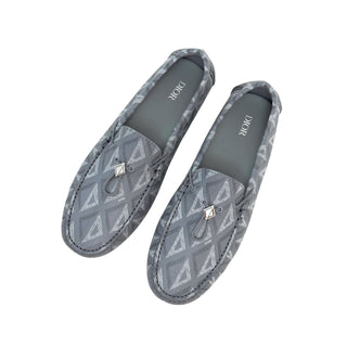 Dior Gray Loafer CD Diamond Motif