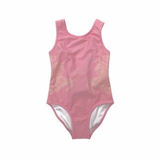 Burberry Pink Big Horse Logo Swimsuit