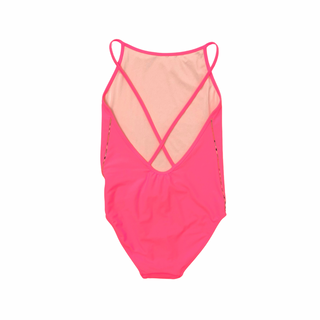 Burberry Pink Swimsuit with Classic Vintage Back