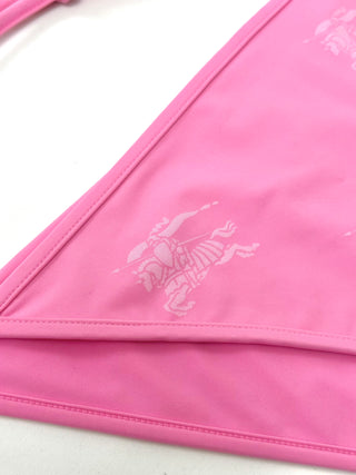 Burberry Pink Horse Logo Padded Bikini