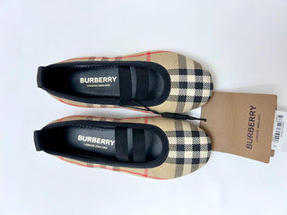 Burberry Classic Vintage Caro Design Ballerinas