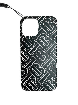 Burberry Iphone 12 Cover Case with TB Logo Design