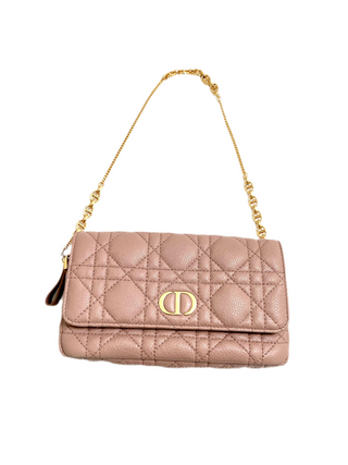 Dior Rose Gold Small Caro Bag