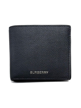 Burberry Black Leather Wallet Coin