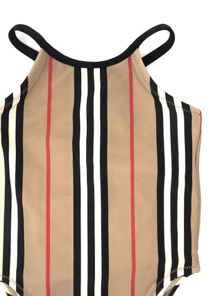 Burberry Classic Stripes Down Swimsuit