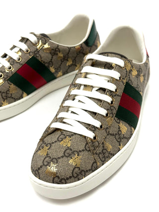 Gucci Classic Monogram Bee Sneakers