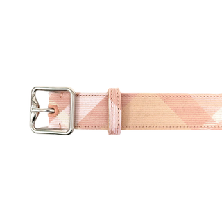 Burberry Peach White Caro Patch Lady Belt