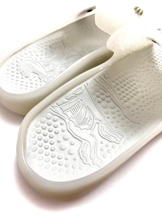 Burberry Rubber Jelly Sandals in Ice Blue