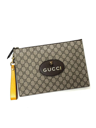 Gucci Pouch With Yellow Hand Strap