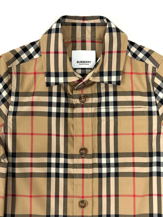 Burberry Classic Vintage Design Long Sleeves Button Shirt