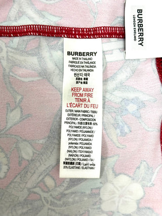 Burberry Red TB Logo Leggings