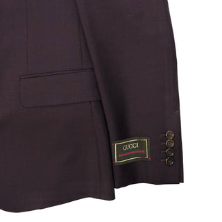 Gucci Two Piece Suit Maroon