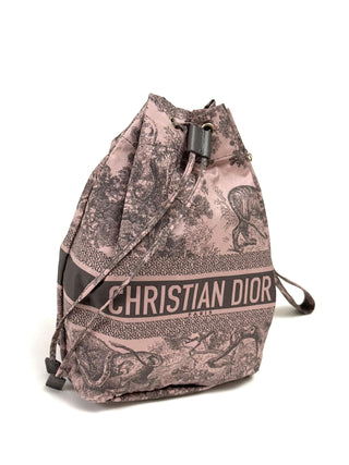 DIOR Oblique Travel Pouch Pink