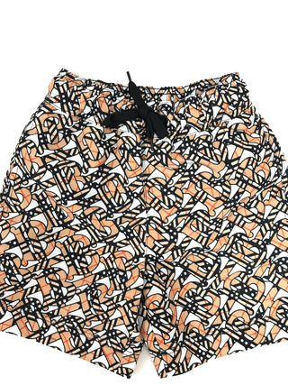 Burberry TB Logo Beige Swim Shorts