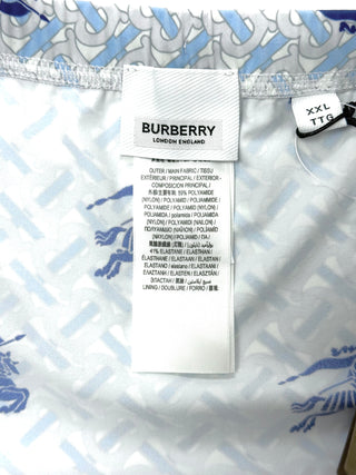 Burberry Blue with Iconic Horse Logo Male Swim Brief