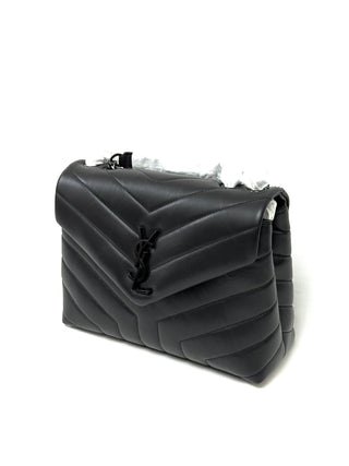Saint Laurent Black Loulou Small Shouder Bag