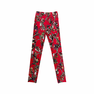Burberry Red TB Logo Leggings