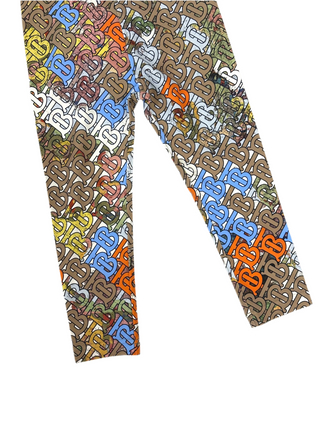 Burberry Beige TB Logo Leggings