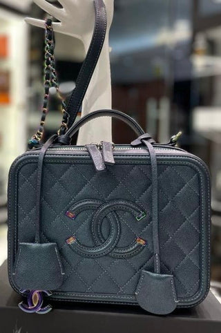 Chanel Navy Vanity Bag