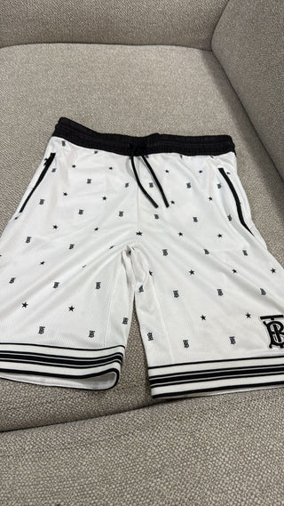 Burberry White TB print Short