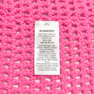 Burberry Pink Knitted Dress