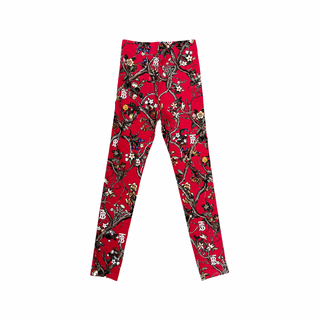 Burberry Red TB Logo Leggings