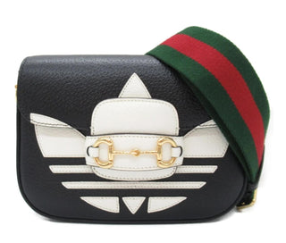 Gucci Adidas Mini Crossbody Black Bag