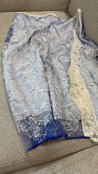 Burberry Baby Blue Skirt