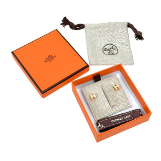 Hermes H Clip Earrings