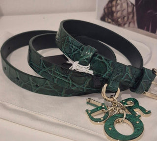 Christian Dior Belt Green