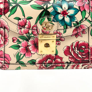 Gucci Flower Chain Shoulder Bag Multi Color