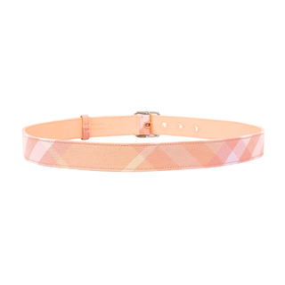 Burberry Peach White Caro Patch Lady Belt